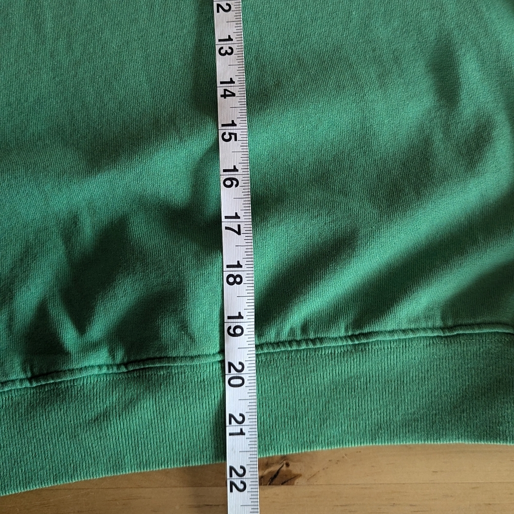 Bright green cropped sweatshirt XL - Picture 9 of 9
